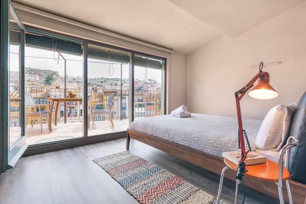 Sleep & Stay Luxury Top Floor Apt With Terrace Χιρόνα Εξωτερικό φωτογραφία